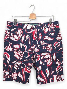 Alberto Men's Earine Floral Regular Fit Golf Shorts Size 34 Multicolor NWT